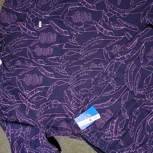 Kohl's Obsidian and Pink Patterned Top